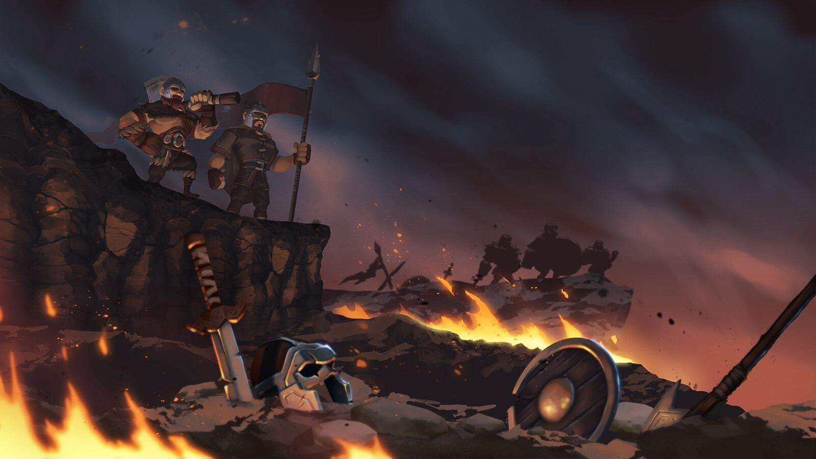 Final Title Screen - NORTHGARD: Conquest