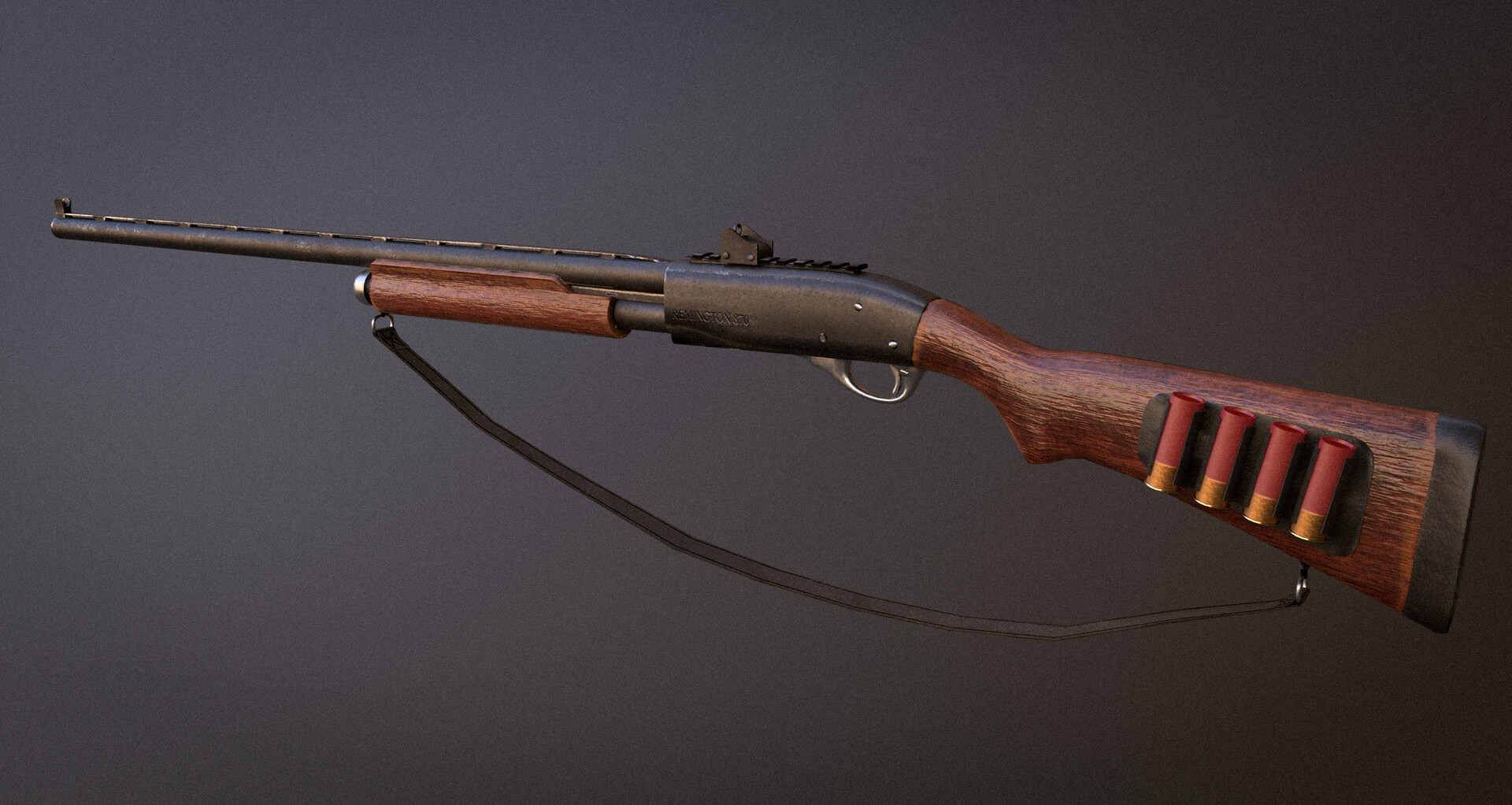 ArtStation hunting shotgun remington