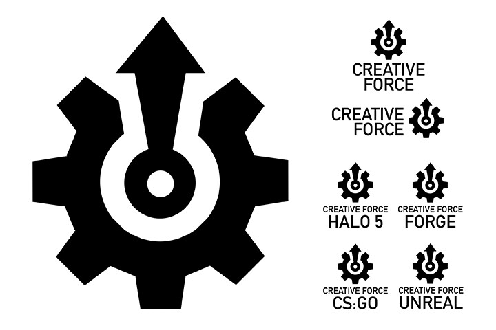 Logos made for Creative Force.
Creative Force was a community game dev project focusing on content for Halo 5.