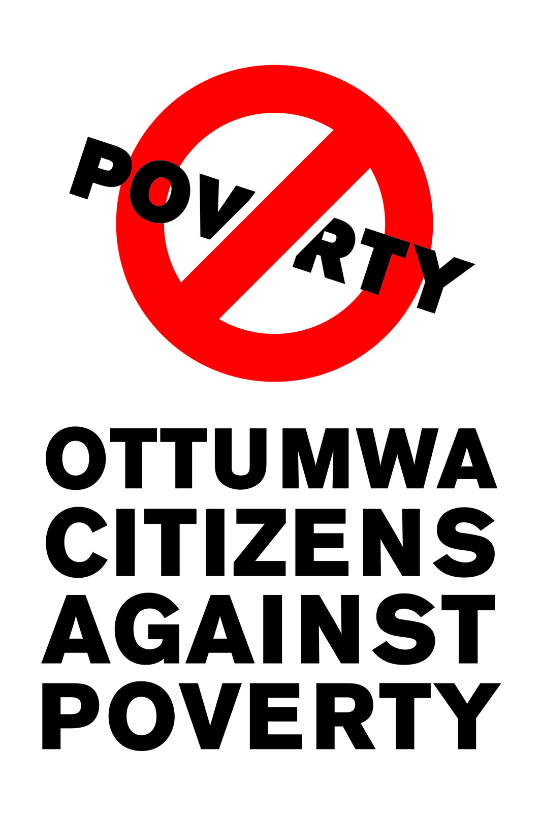 Branding made for the Ottumwa Citizens Against Poverty, an activist group based out of Ottumwa, Iowa