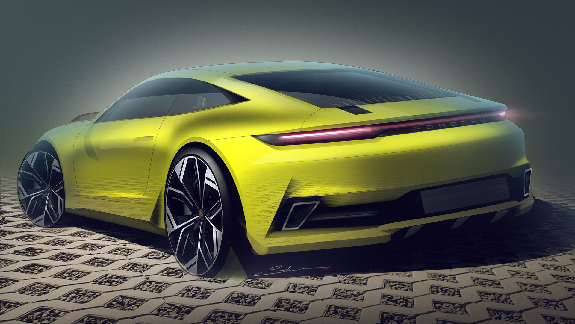 Porsche released the latest design sketch of the Taycan from the design  studio in Weissach today | TaycanForum -- Porsche Taycan Owners, News,  Discussions, Forums