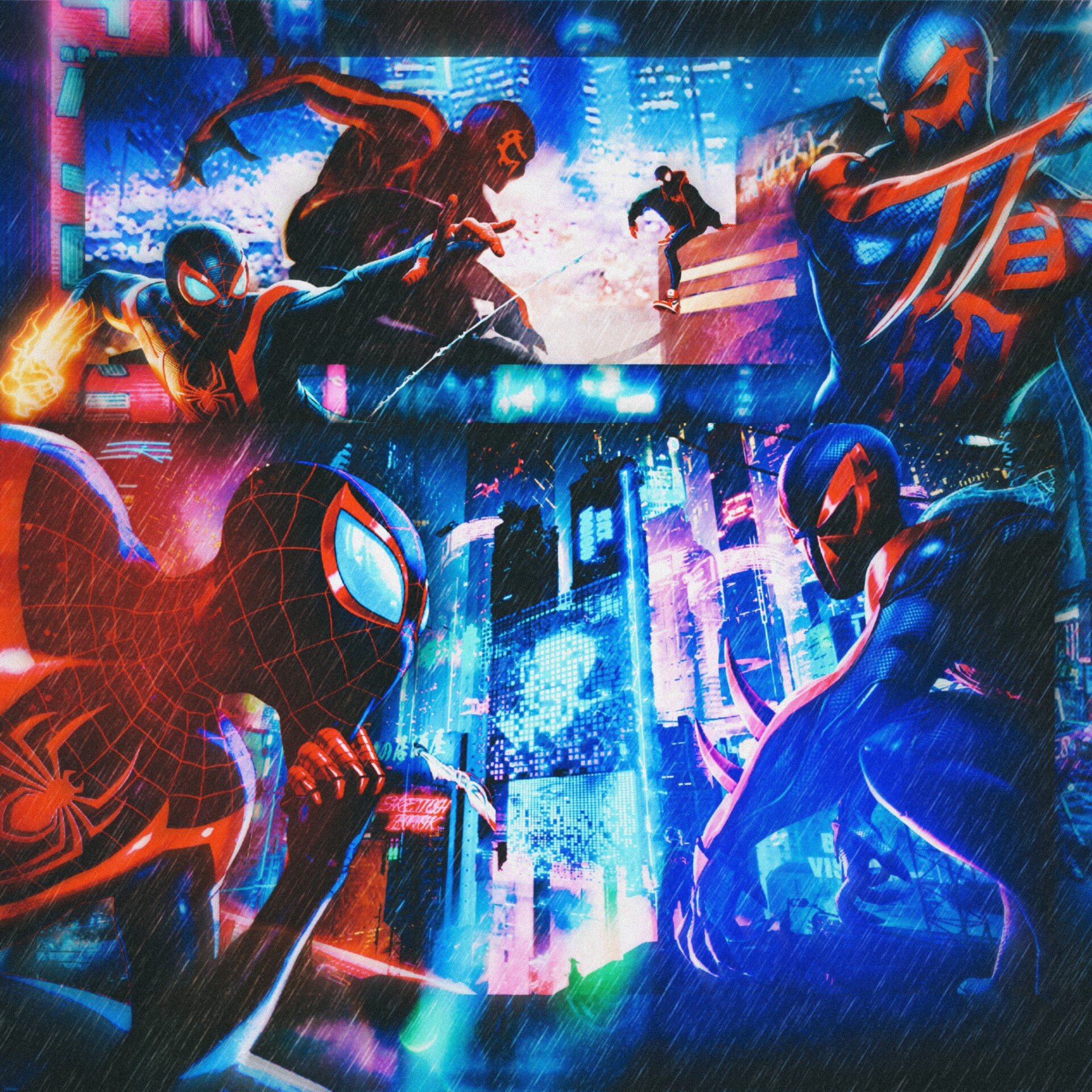 ArtStation - Spider-Man (Miles Morales) VS Spider-Man (2099)