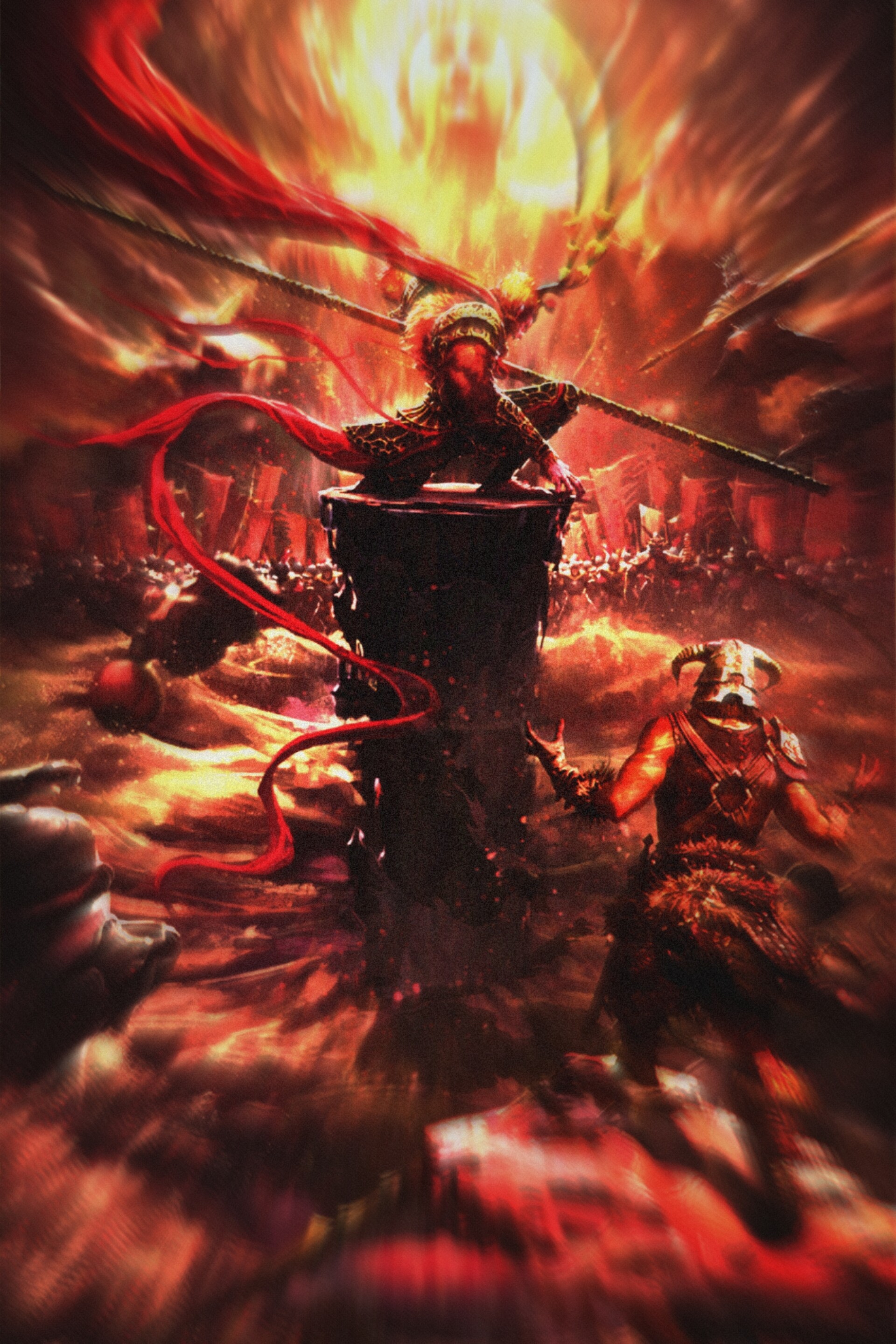 Artstation The Last Dragonborn Vs Sun Wukong Artstation The Last Dragonborn Vs Sun Wukong