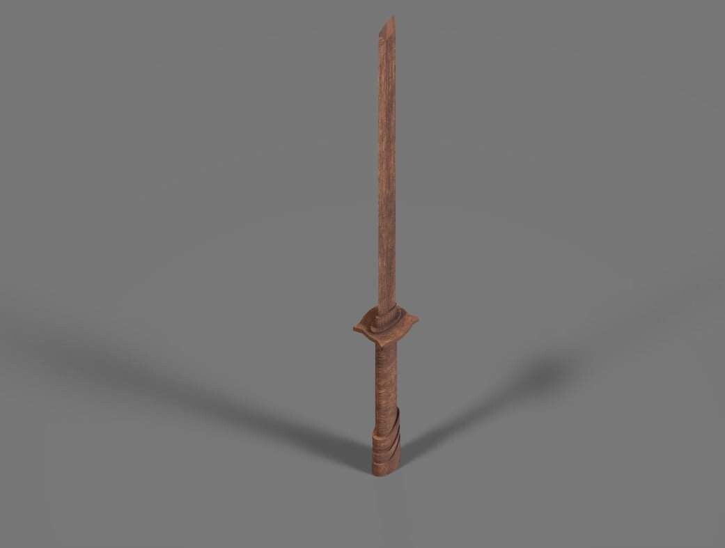 ArtStation - Wooden sword