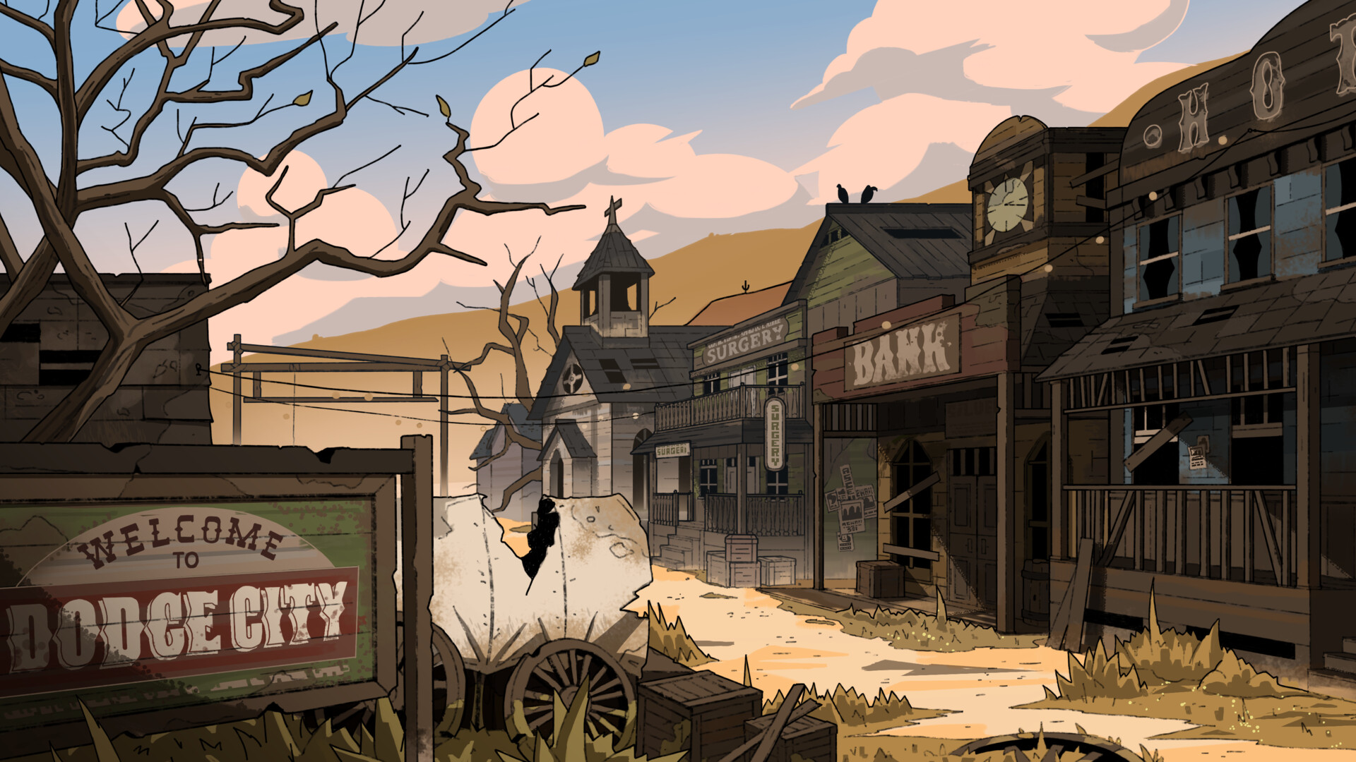 ArtStation Dodge City Main Street Commission