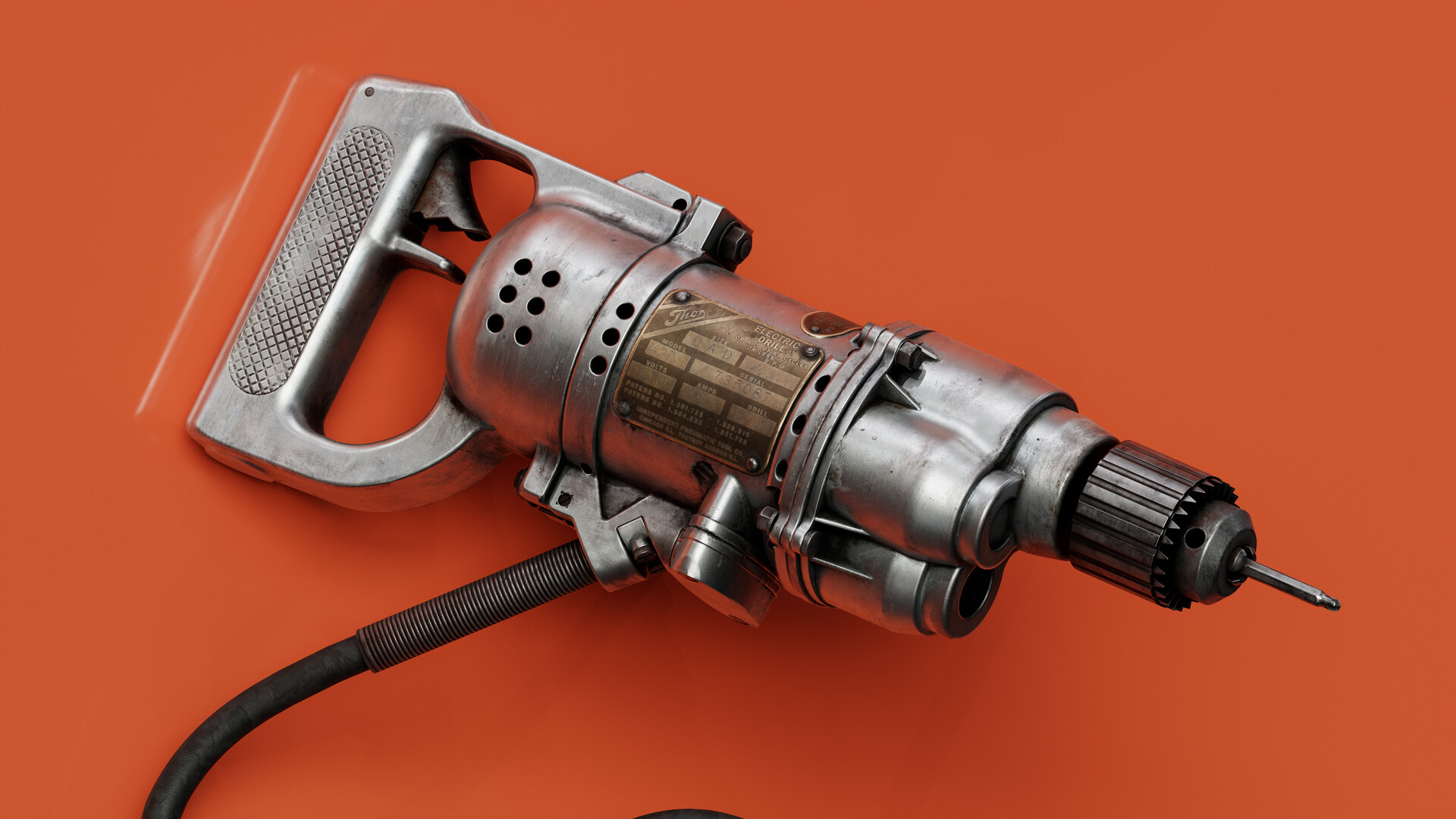 ArtStation Old electric drill
