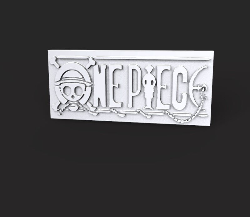 one piece logo 3d wallpaper