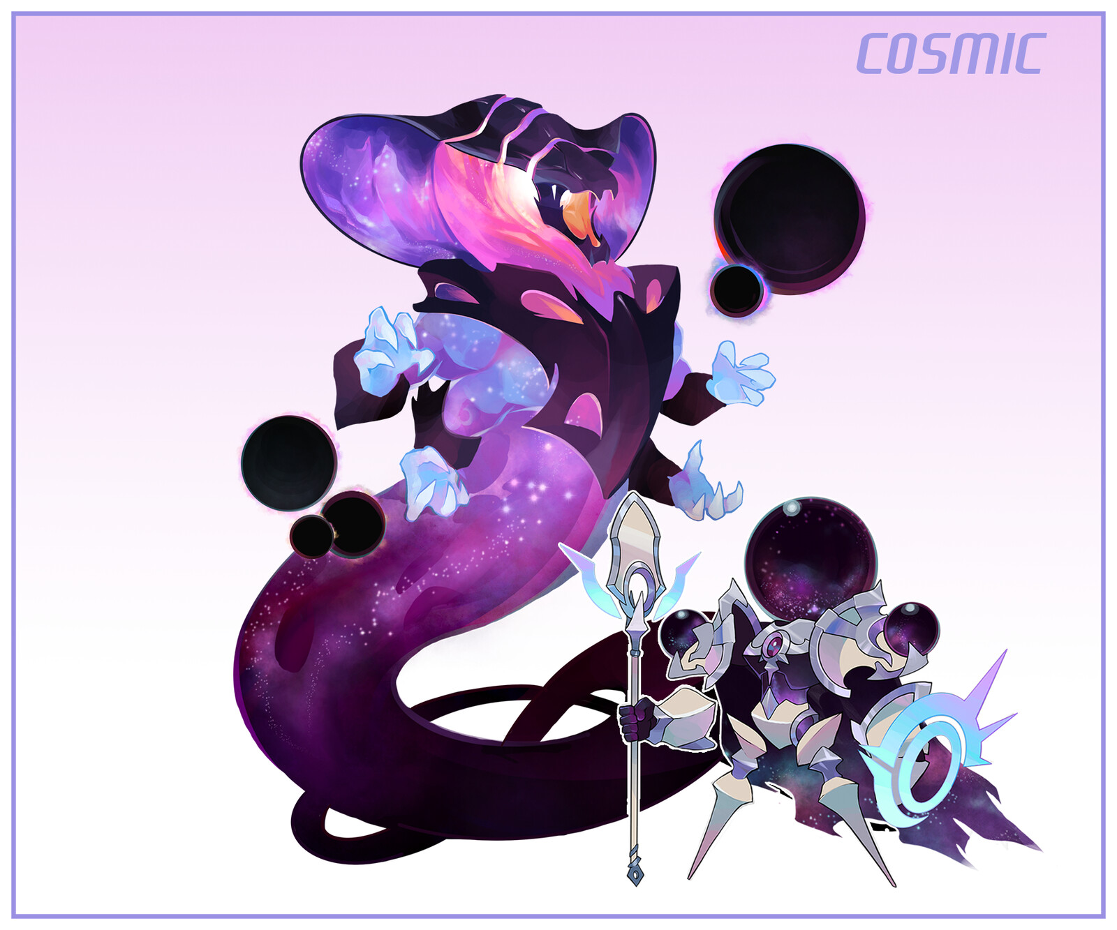 Cosmic Knight and boss monster