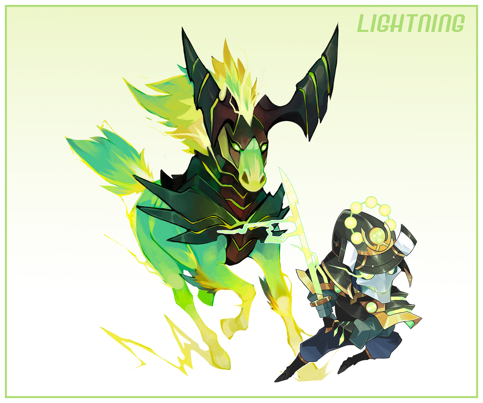 Lightning Knight and boss monster
