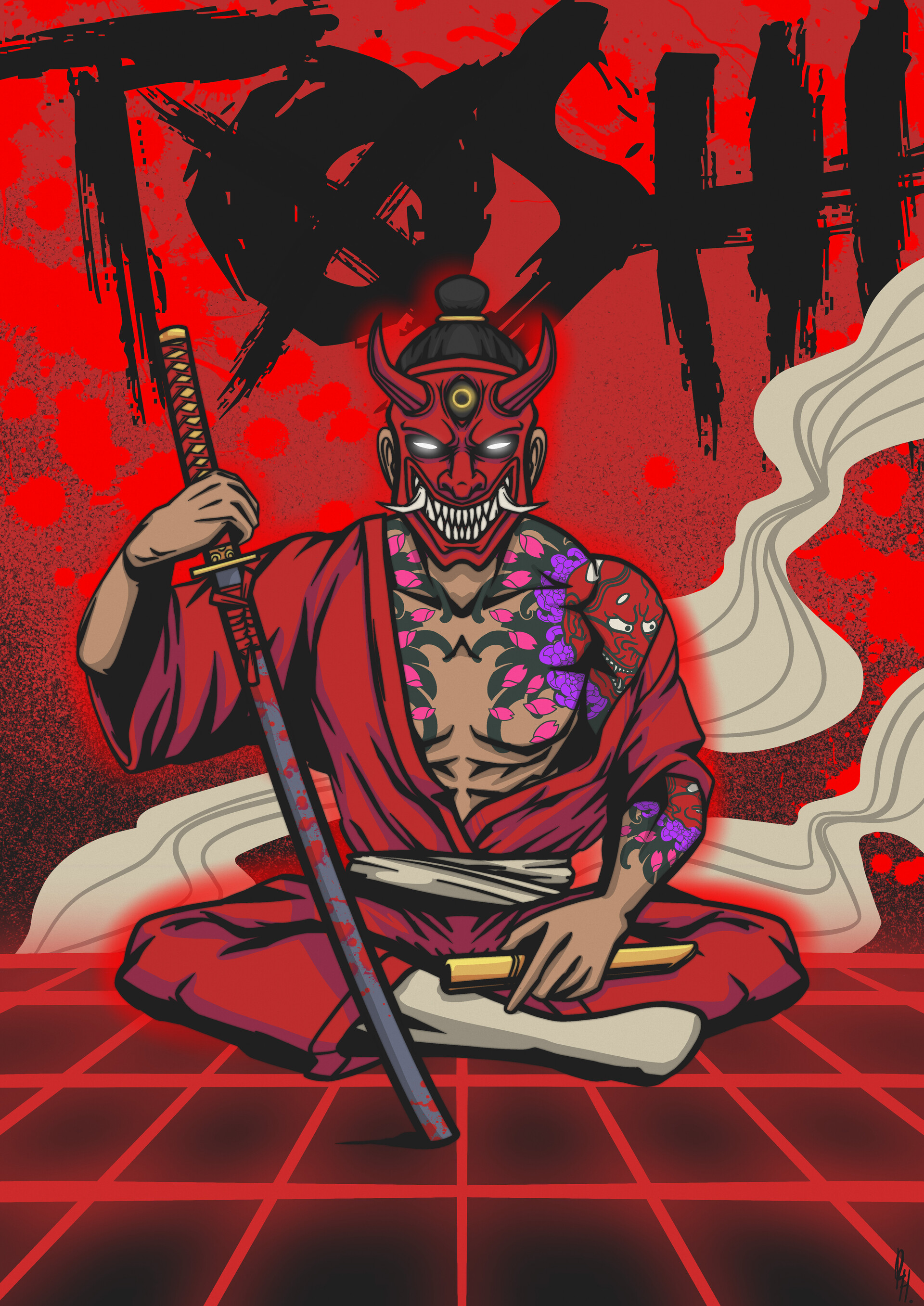 Demon samurai HD wallpapers | Pxfuel