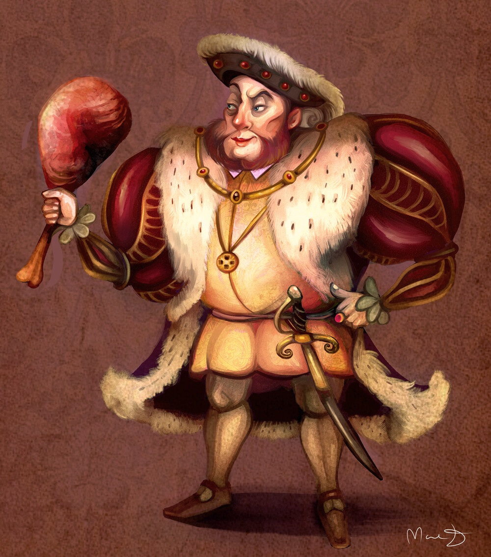 'Henry the VIII' Character Model practice