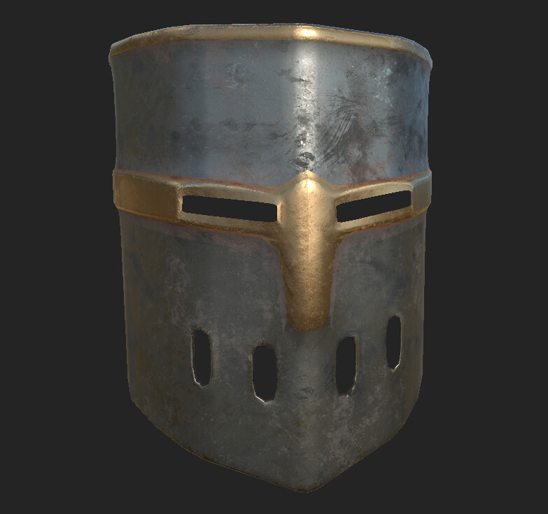 ArtStation Knight's Medieval Helmet