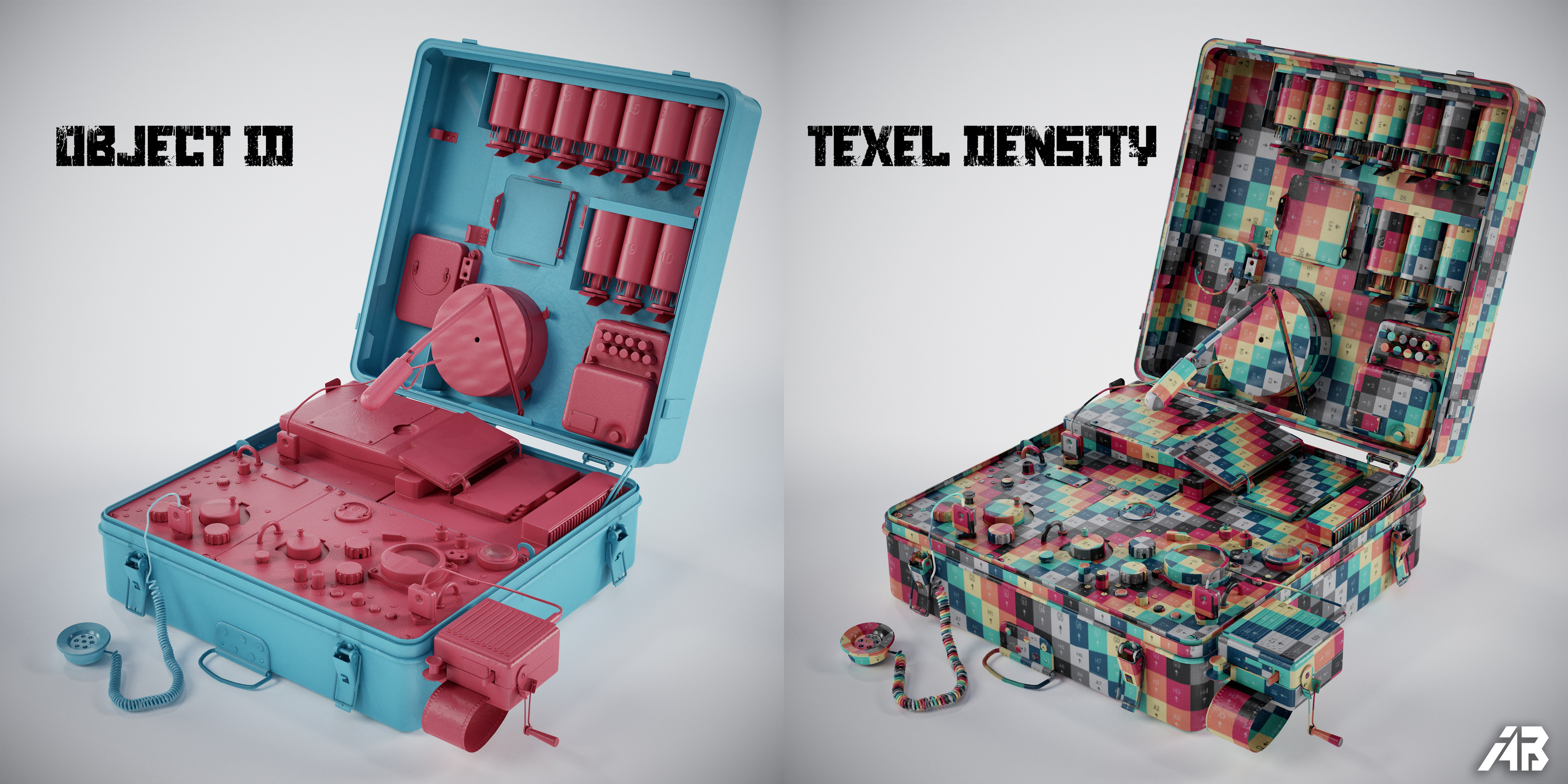 Object ID &amp; Texel Density of the prop