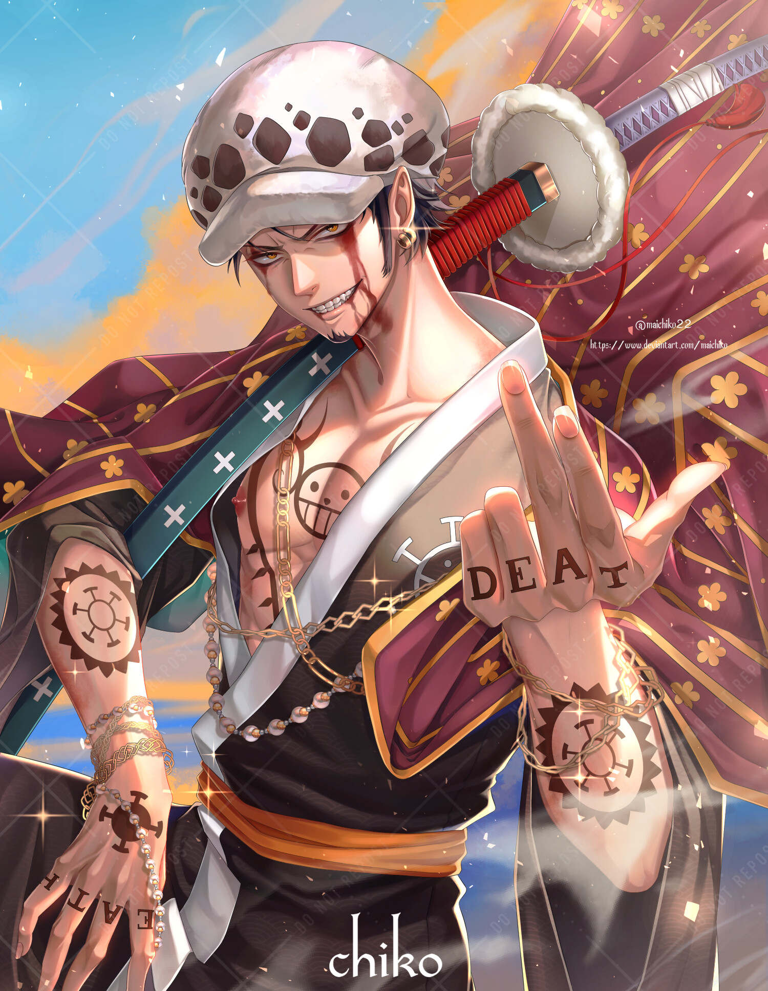 trafalgar law fan art