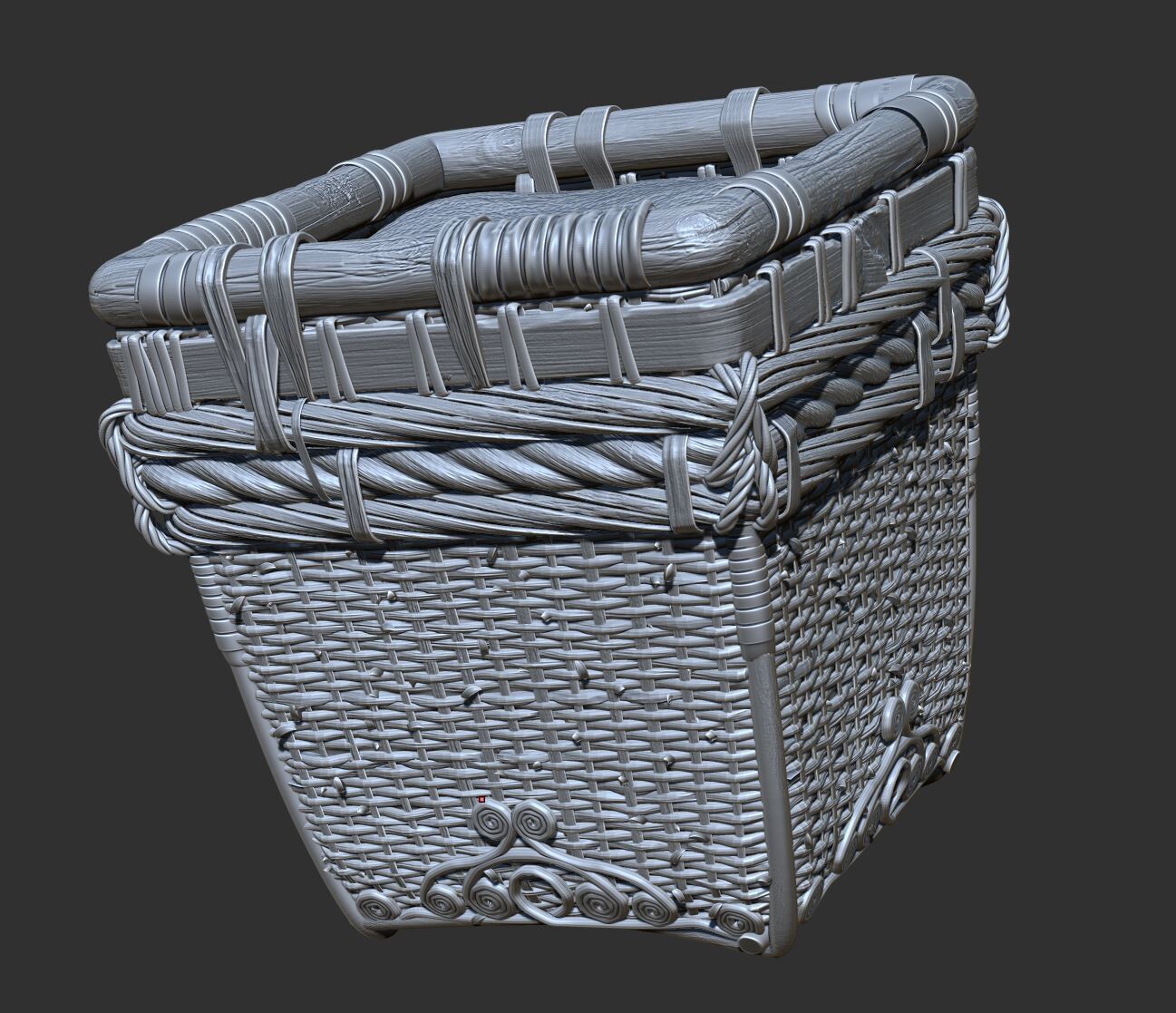 Wicker Basket Sculpt