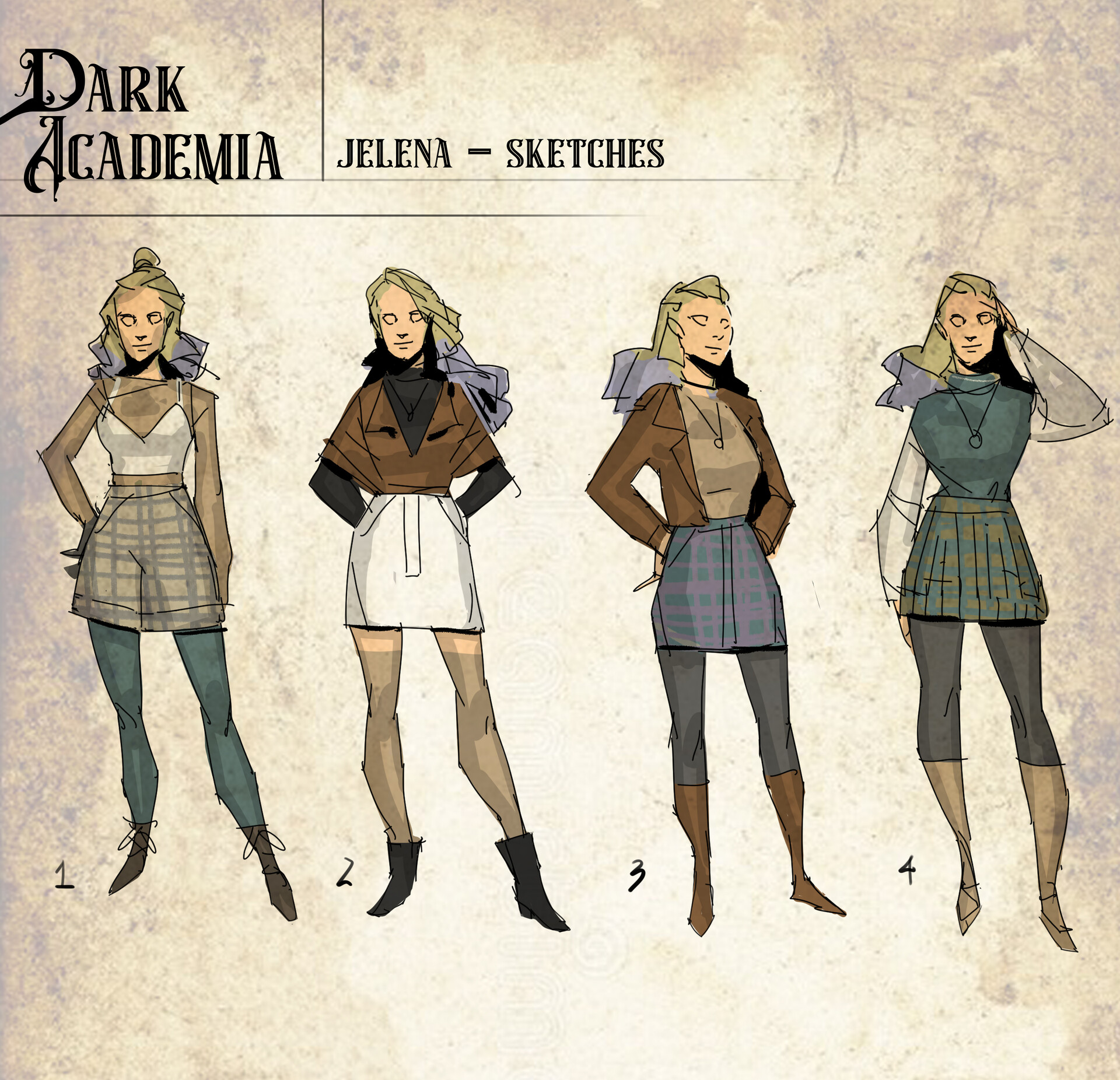 CLOTHING : Dark Academia Clothing! - Art + Animations - Episode Forums