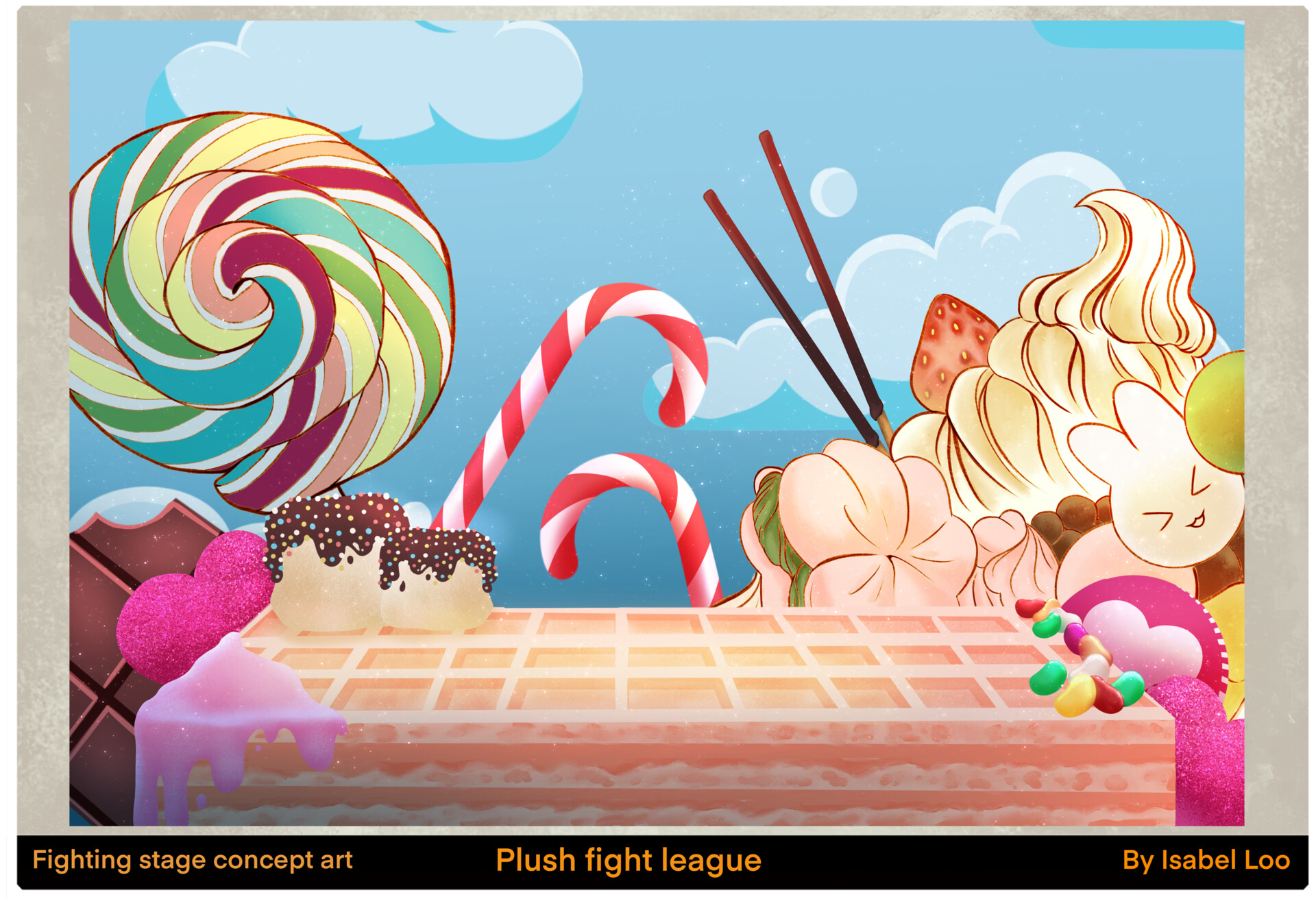 ArtStation Candy stage