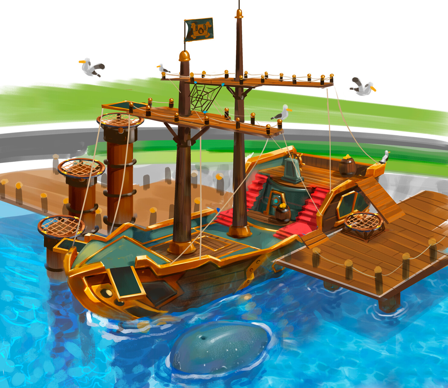 Paw patrol pirate boat discount