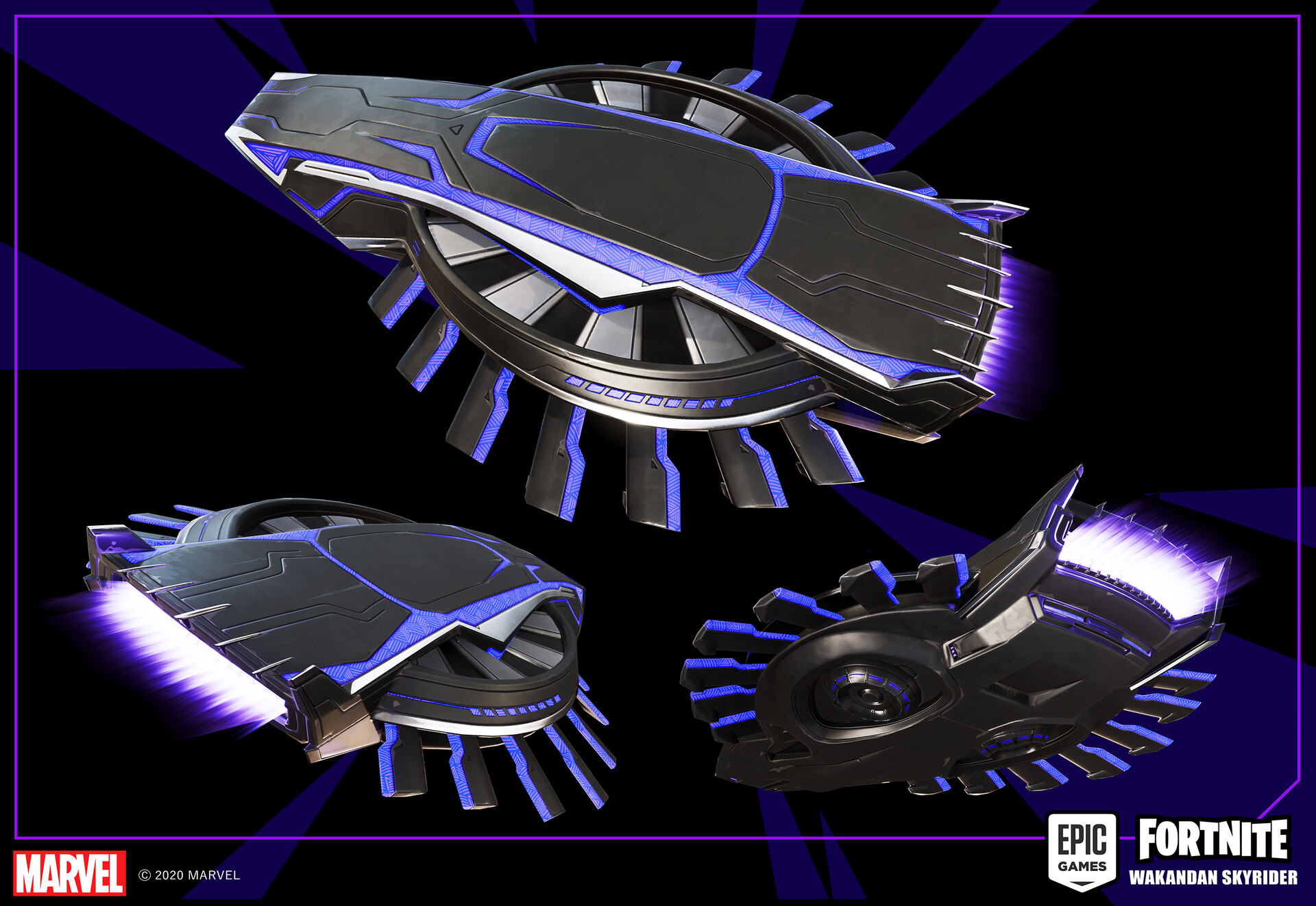 Aaron de Leon Fortnite Marvel Series Wakandan Glider