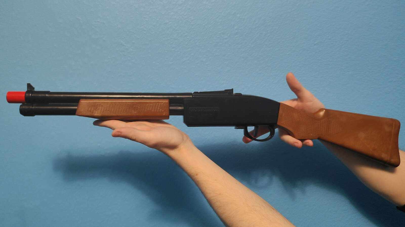 The original TootsieToy shotgun that I used to create the 3D model.