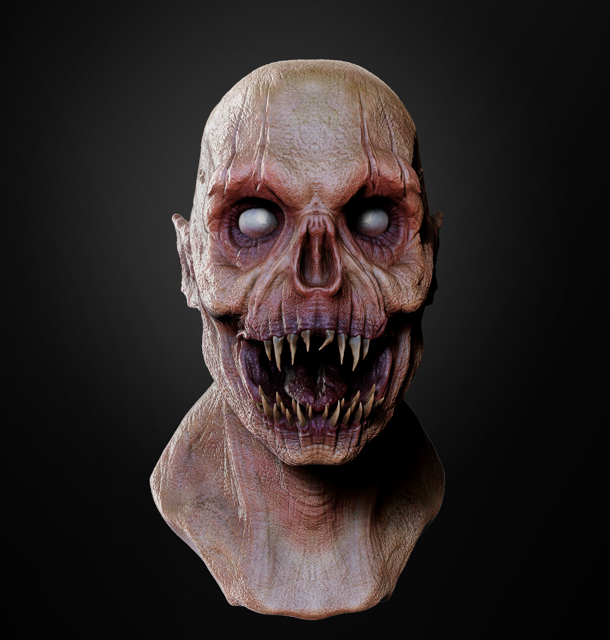 ArtStation - The Backrooms monster design - Wall Ghoul