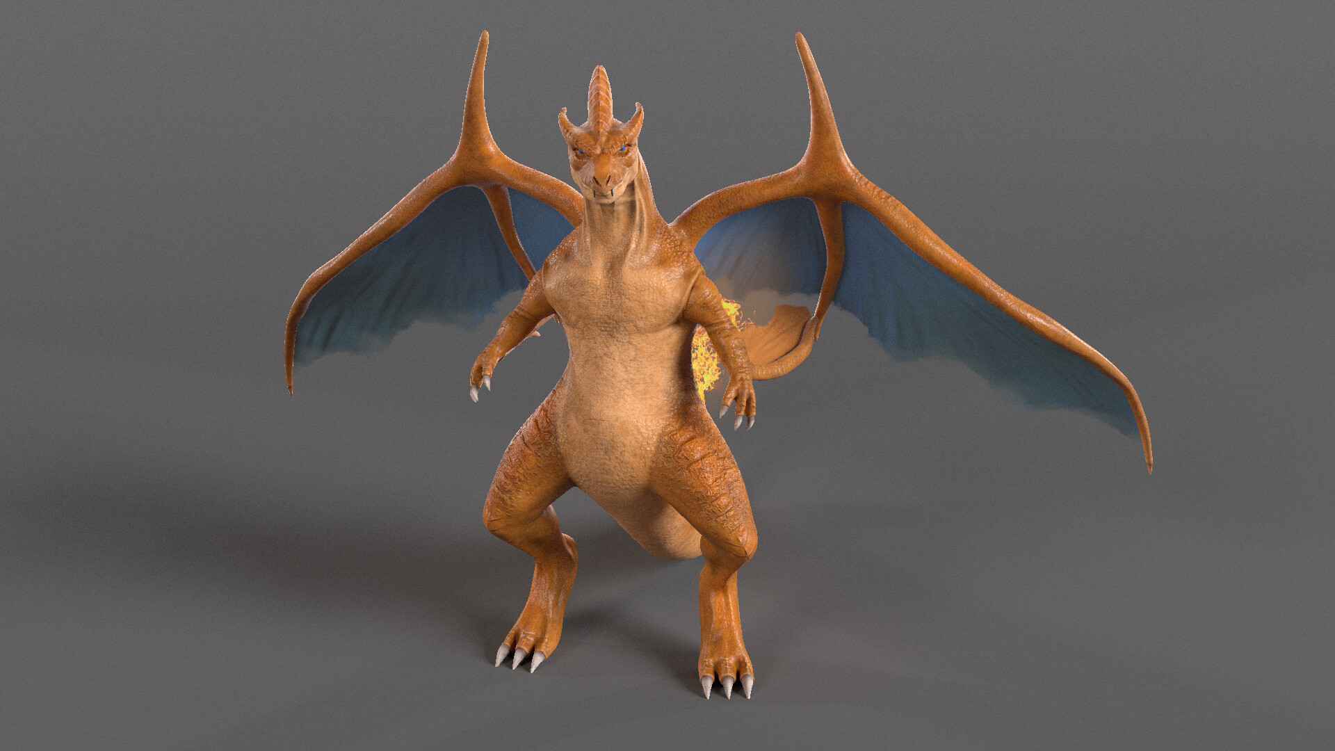 ArtStation - #006 Shiny Mega Charizard Y