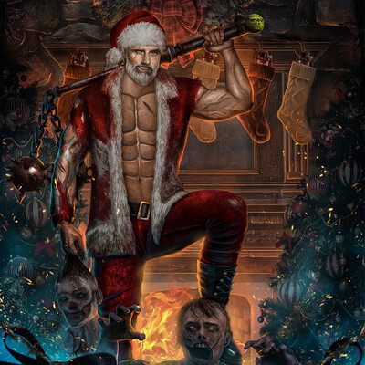 Rafael batista da silva santa zombie slayer sem titulo glitch effect sem arame
