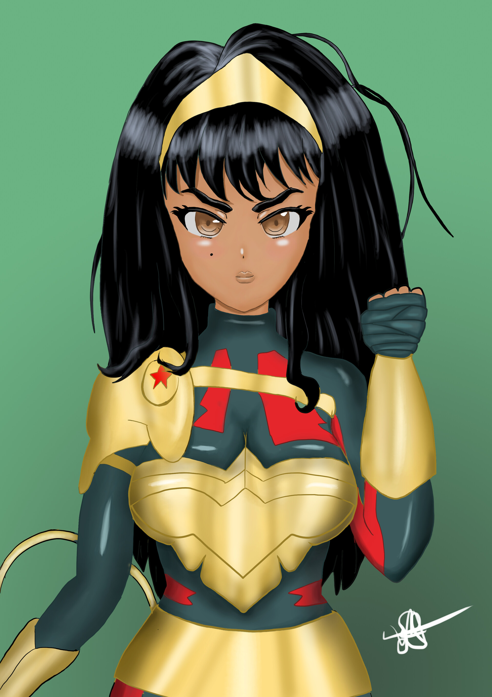 Wonder Woman by Ponchiux | Wonder woman comic, Superman wonder woman, Wonder  woman art