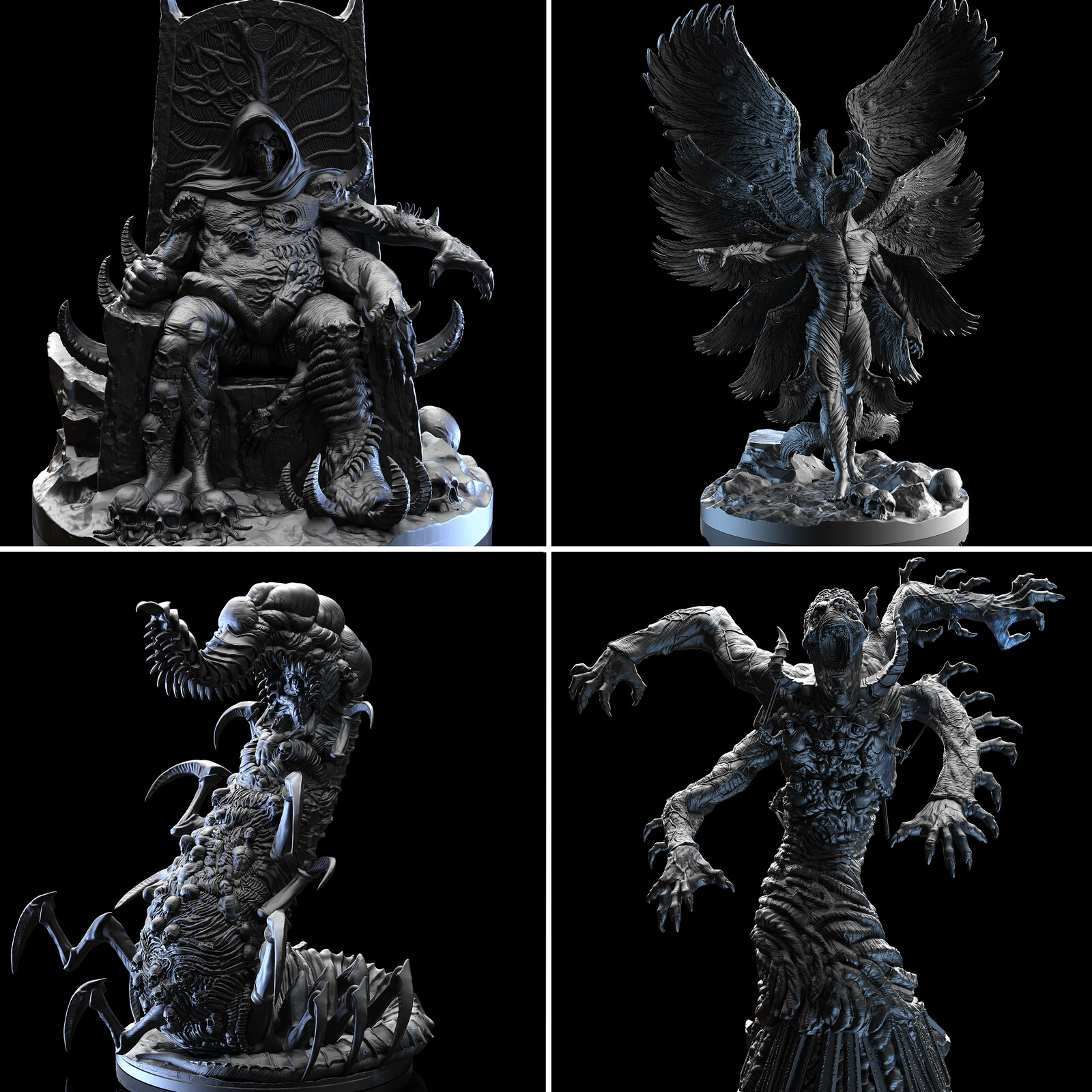 Upcoming dark fantasy boardgame miniatures