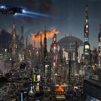 Akshath rao sci fi city