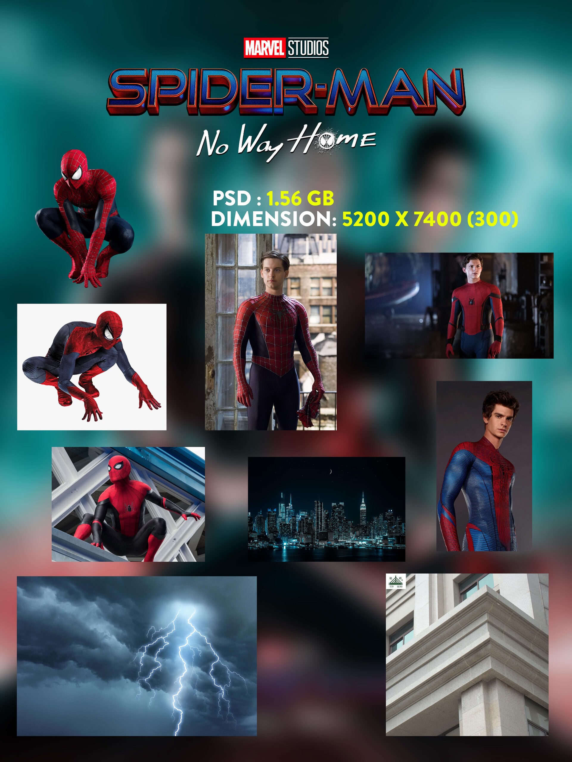 SPIDERMAN POSTER Template