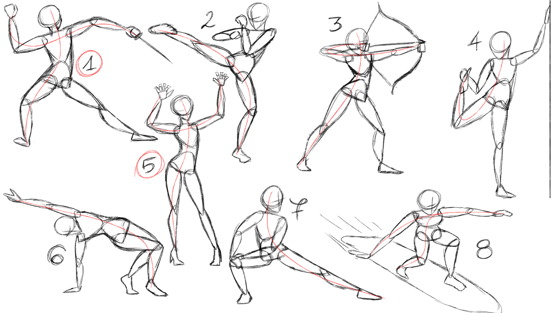 How I Draw Dynamic Poses by Jag6201 on DeviantArt