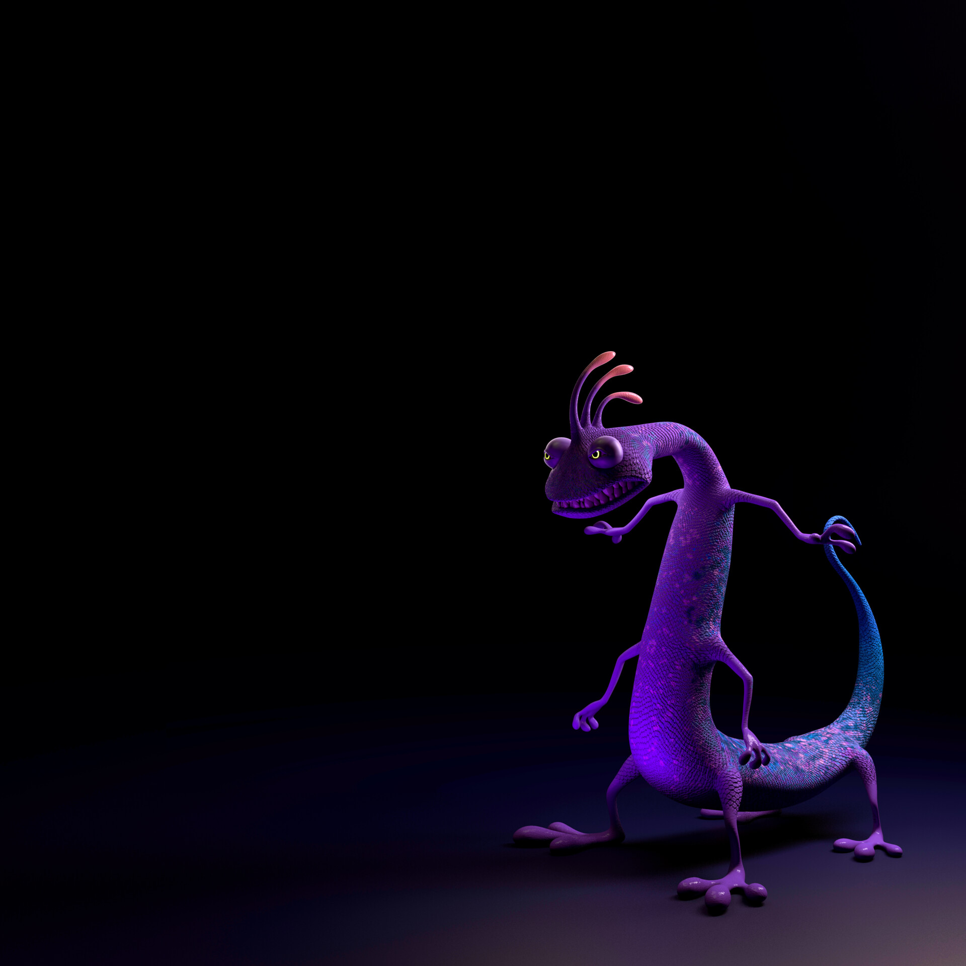 ArtStation - Randall from Monsters Inc.