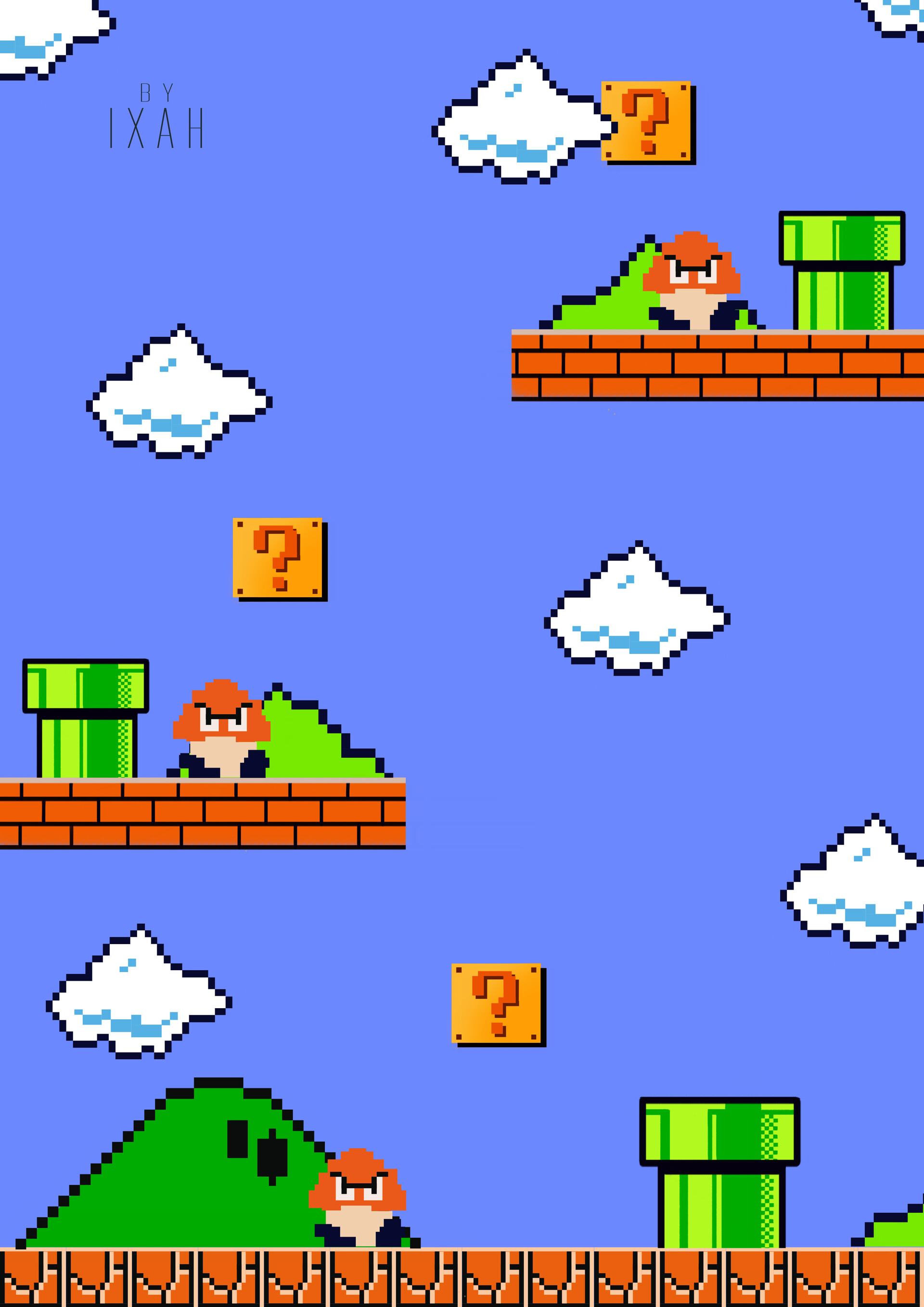 ArtStation Mario Bros pattern