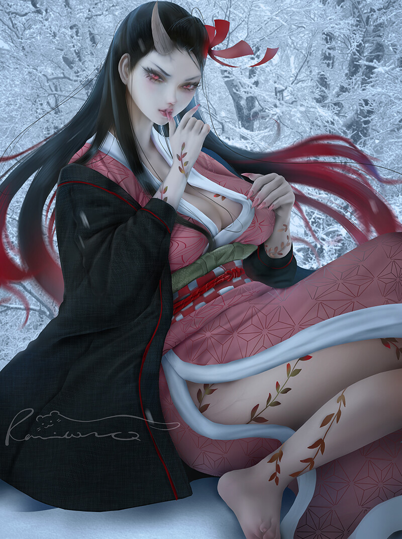 ArtStation - Nezuko Kamado