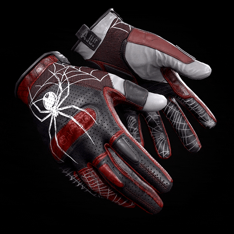 Spiderman best sale bike gloves