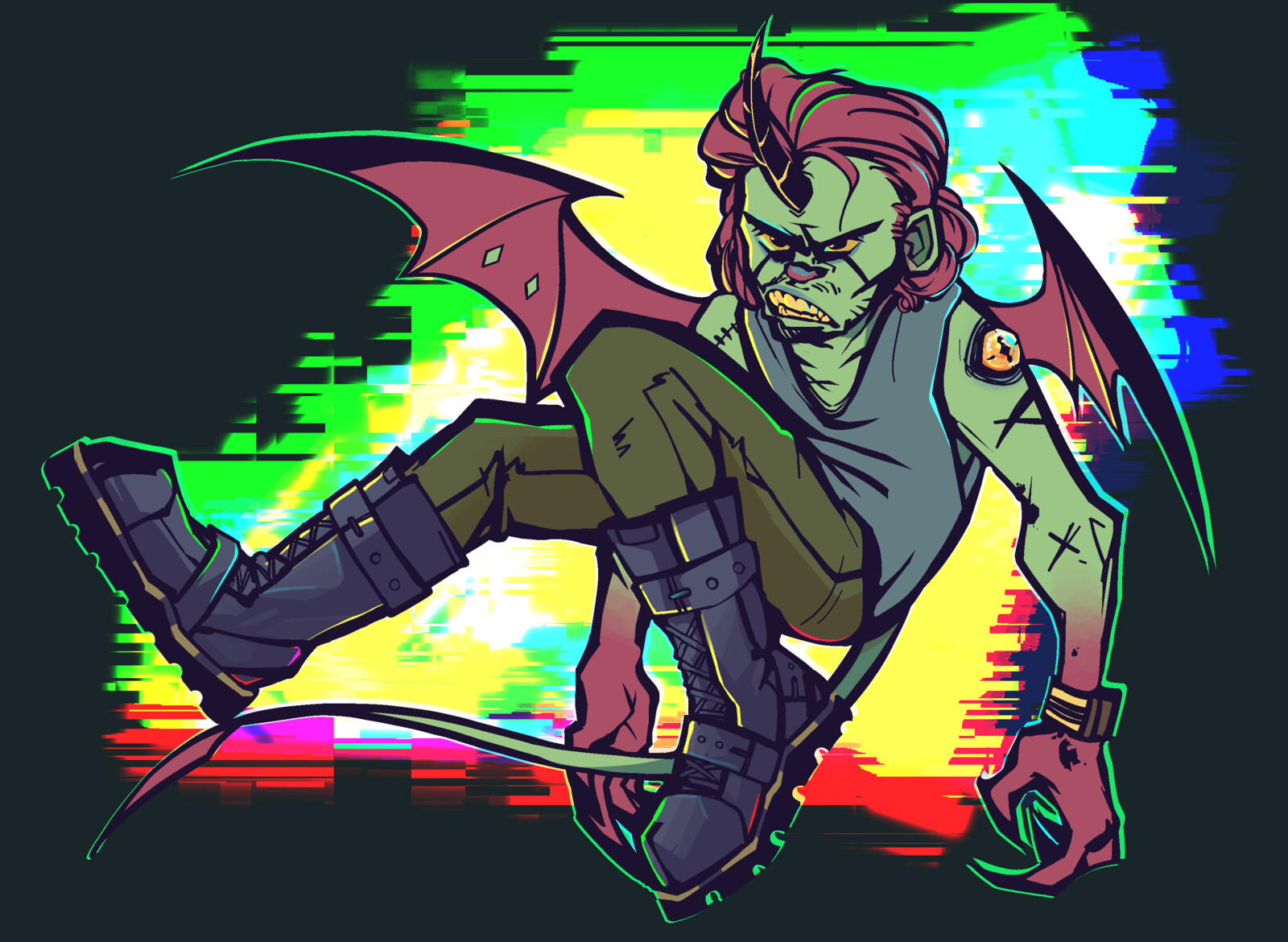 Punk Vampire illustration