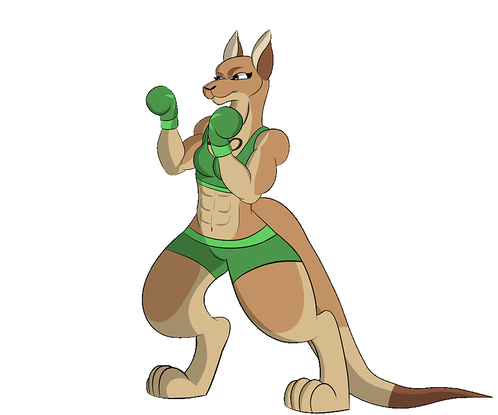 Buff Kangaroo Gif