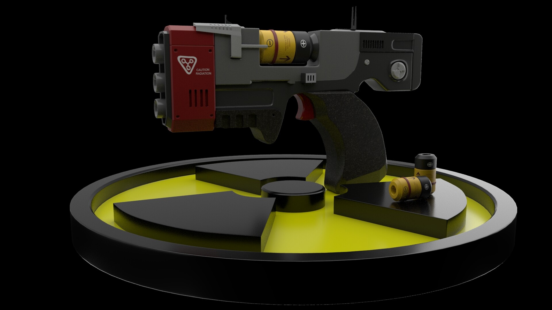 ArtStation - Caution Radiation- Concept gun