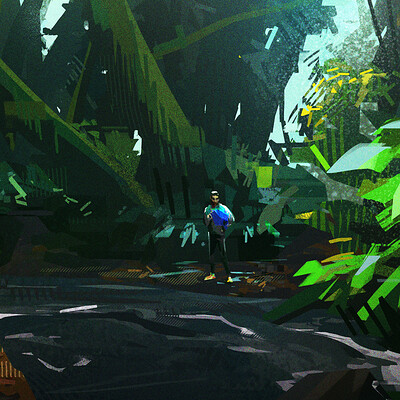 Misa steinmetz quinault rainforest painting ms