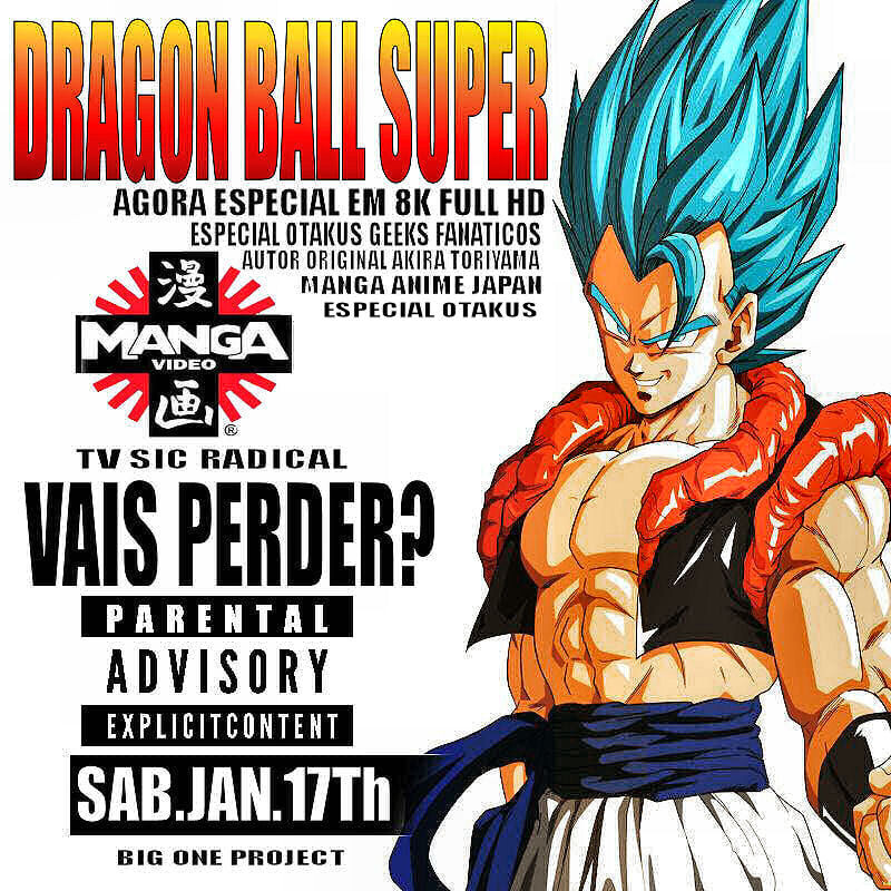 ArtStation - Banner De Anime Dragon Ball Super Gogeta