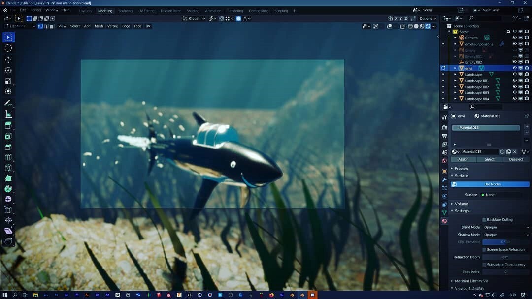 Gil RIDEL (GrandimaJ) - Project Submarine Tintin & Milou