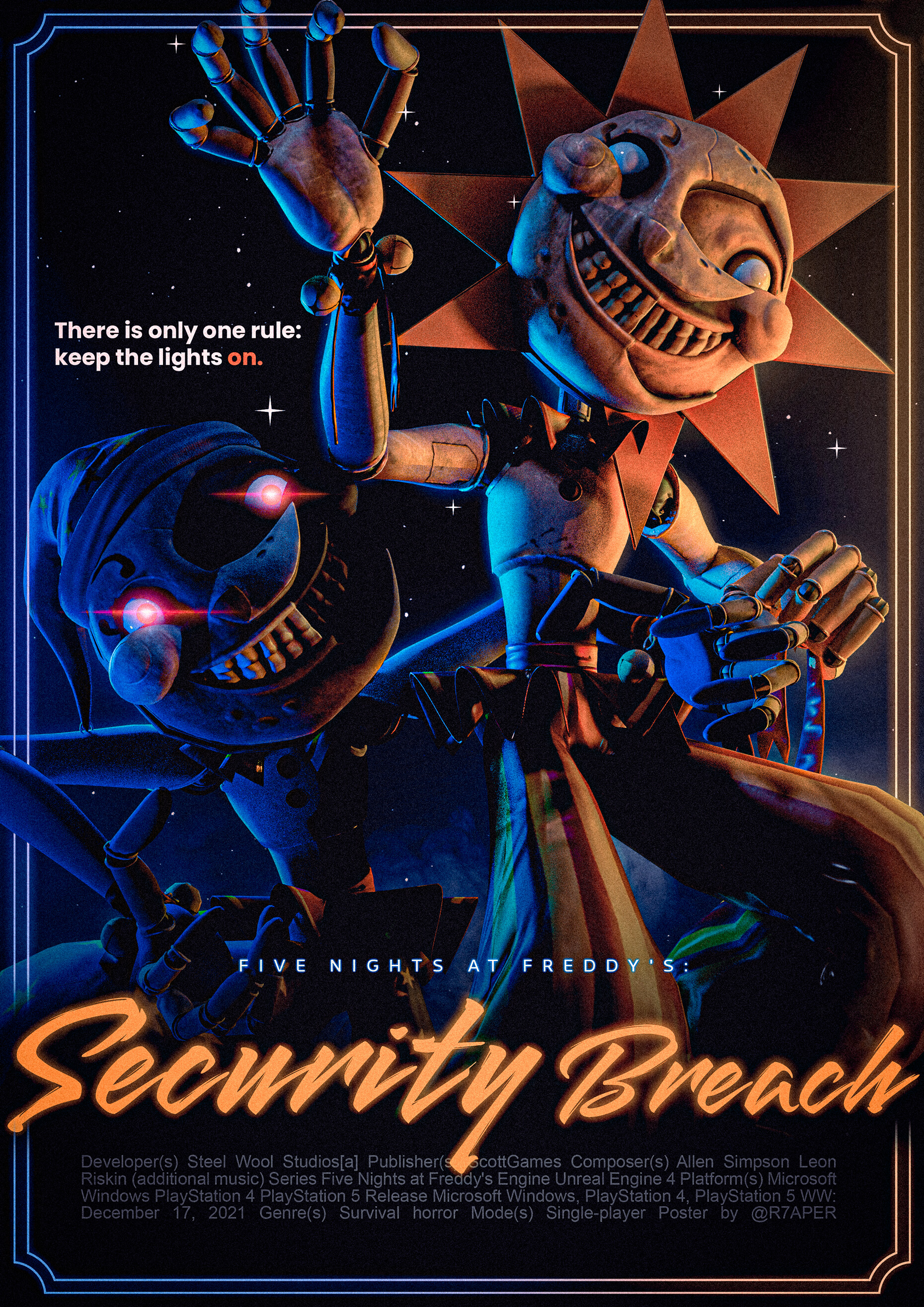 ArtStation - FNAF: Security Breach Poster [Fanart]