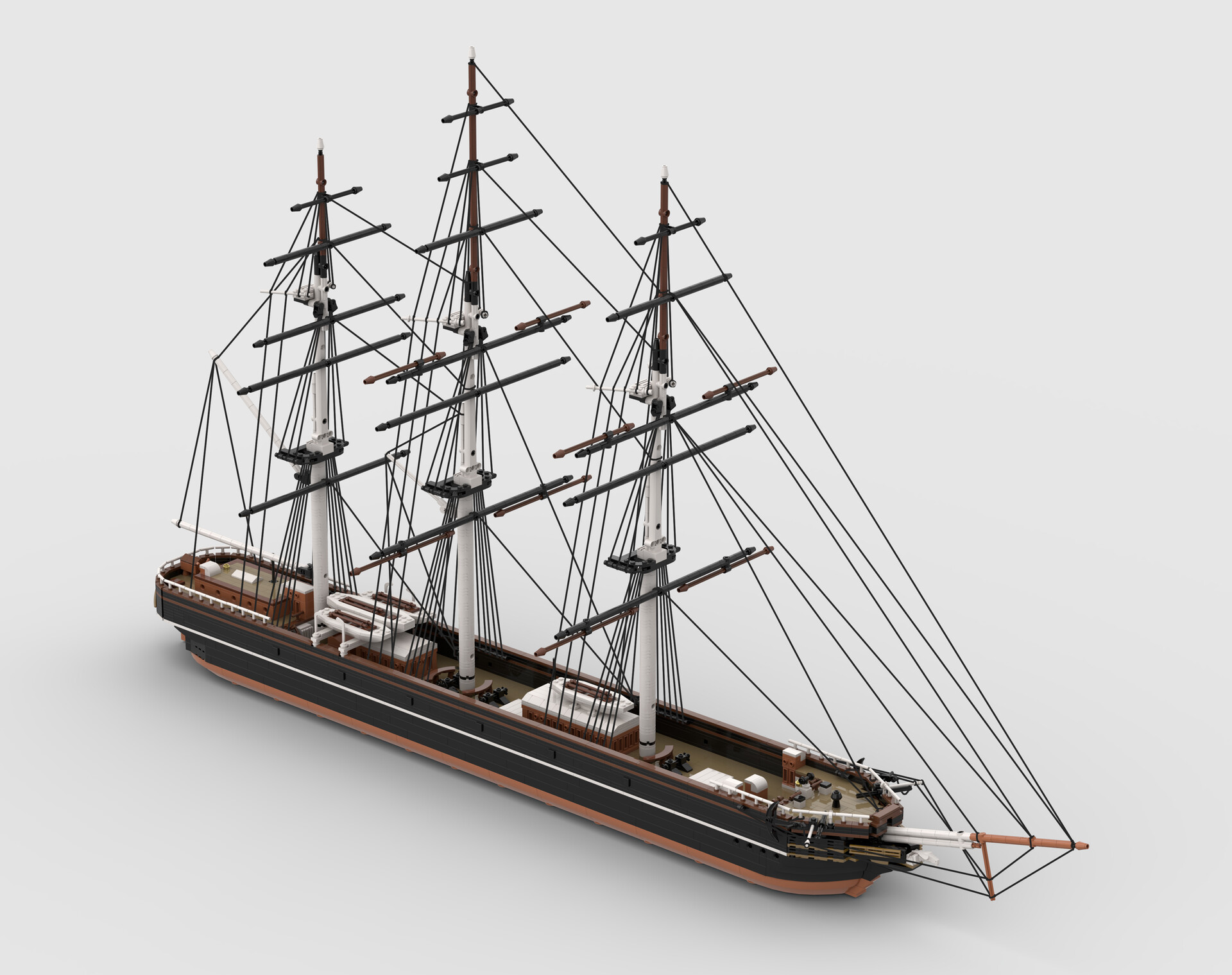 Cutty Sark Clipper Ship Model Kit