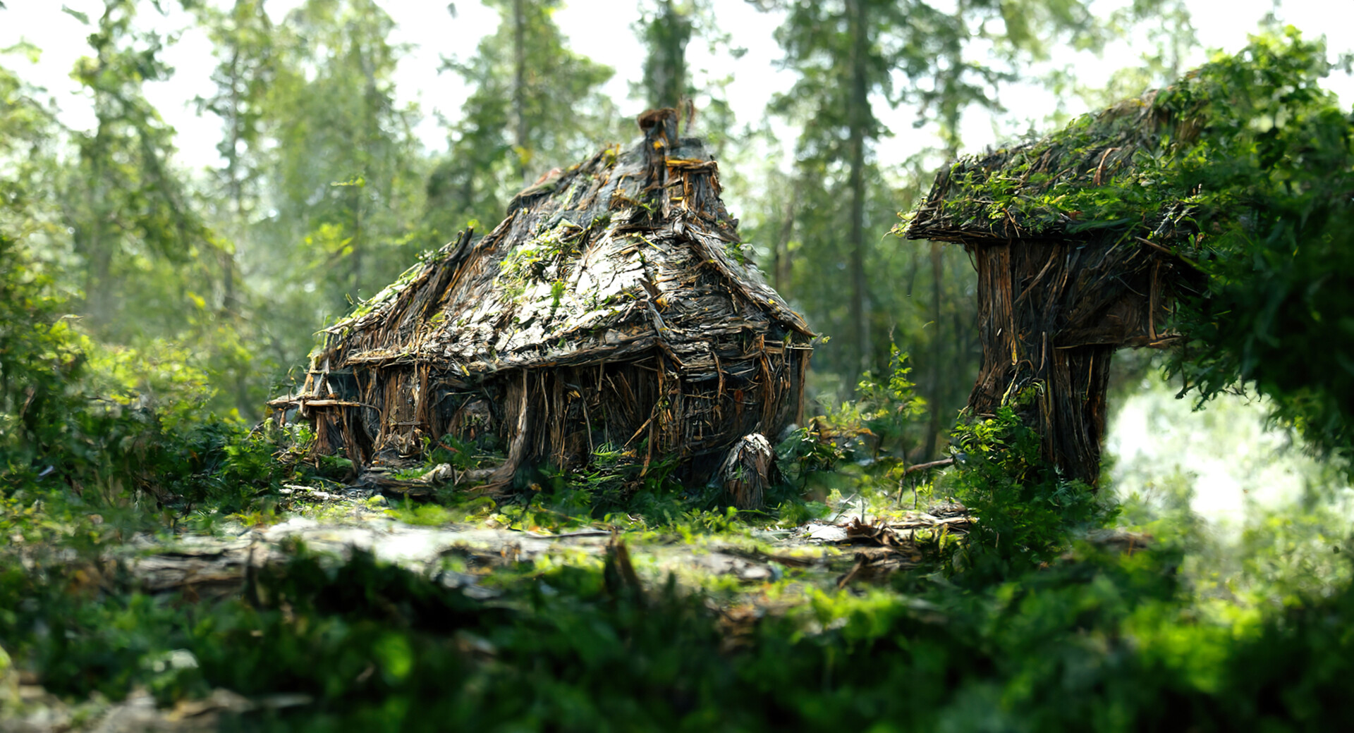 ArtStation - Abandoned cottage - Concept art