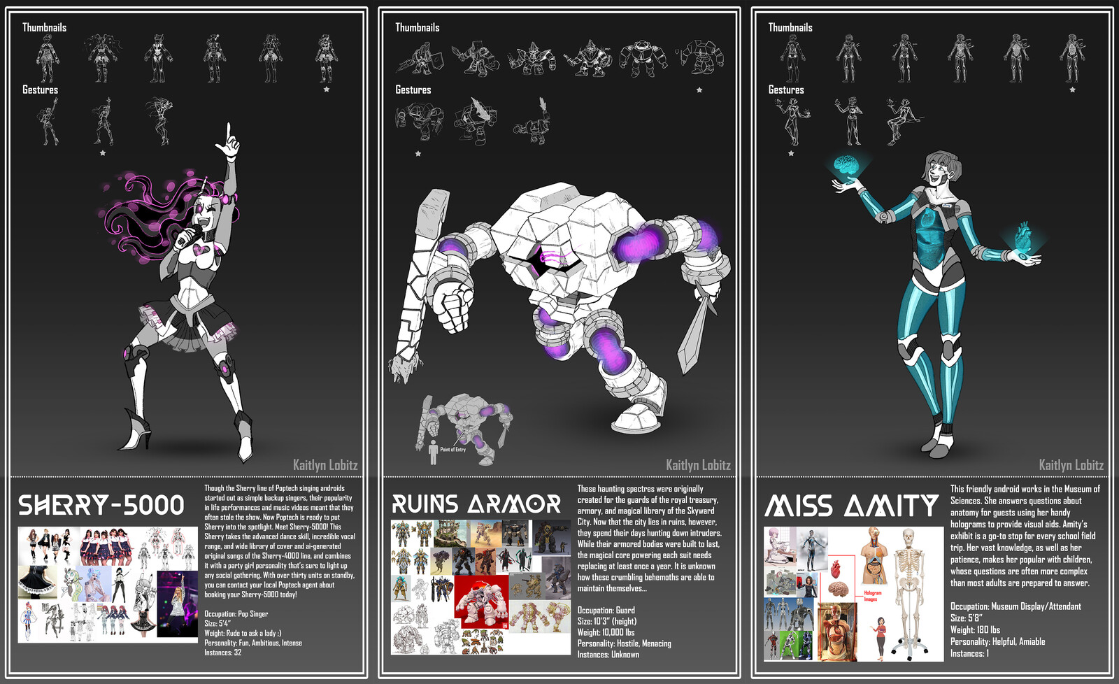 Character Design- Humanoid Robot Realistic