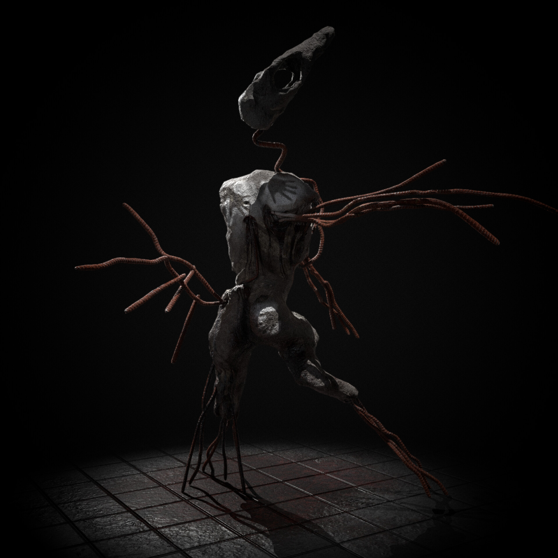 Scp-173 old - Download Free 3D model by alammers (@alammers) [cf81633]