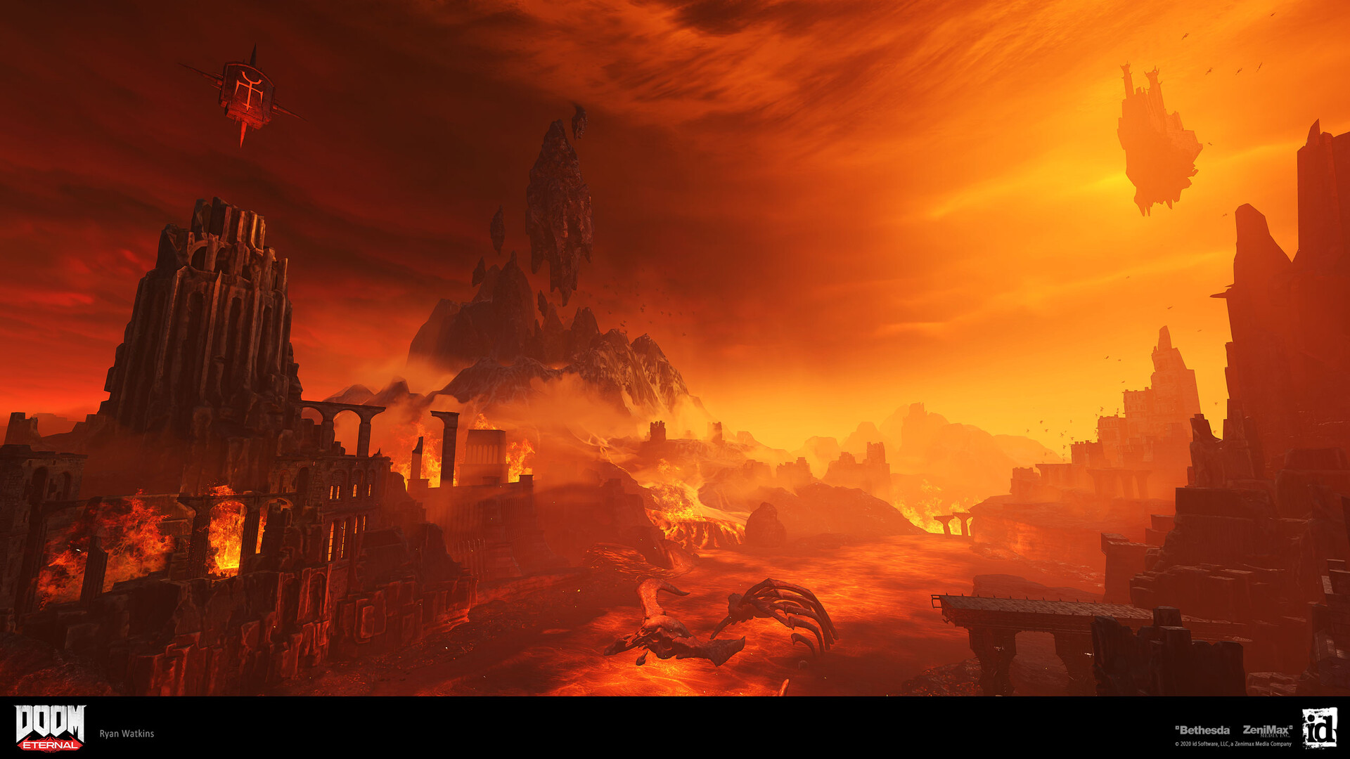 Doom　ArtStation　Vista　Eternal　Hell
