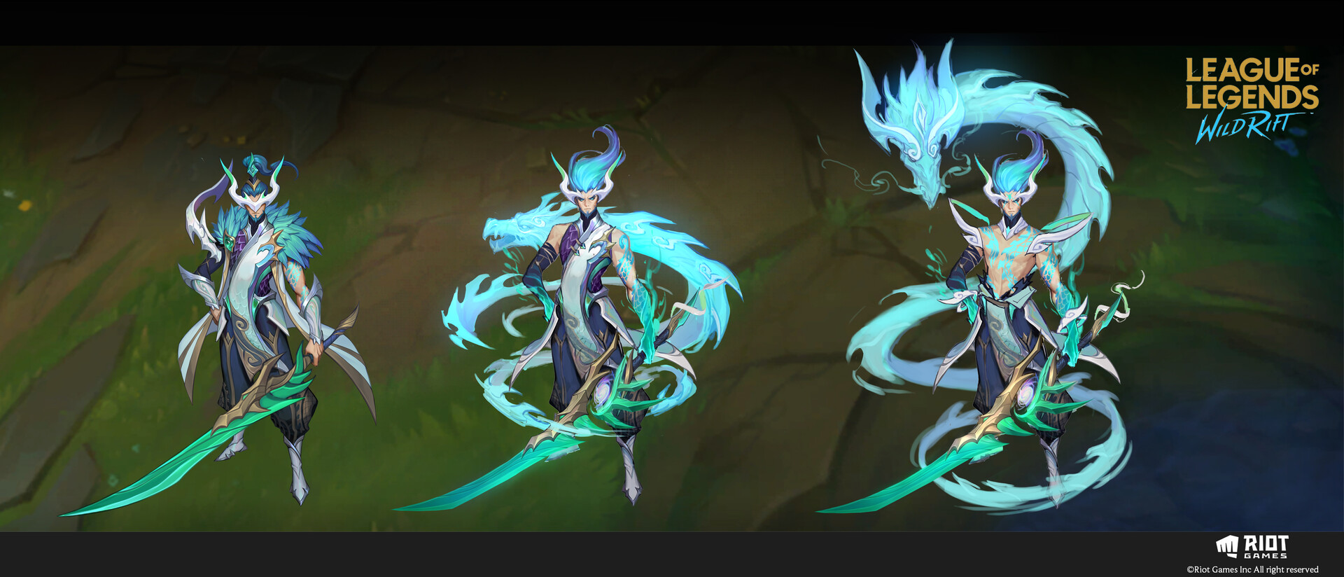 XHE 1992 League of Legends Wild Rift Zephyr Dragon Yi 神龙尊者易大师
