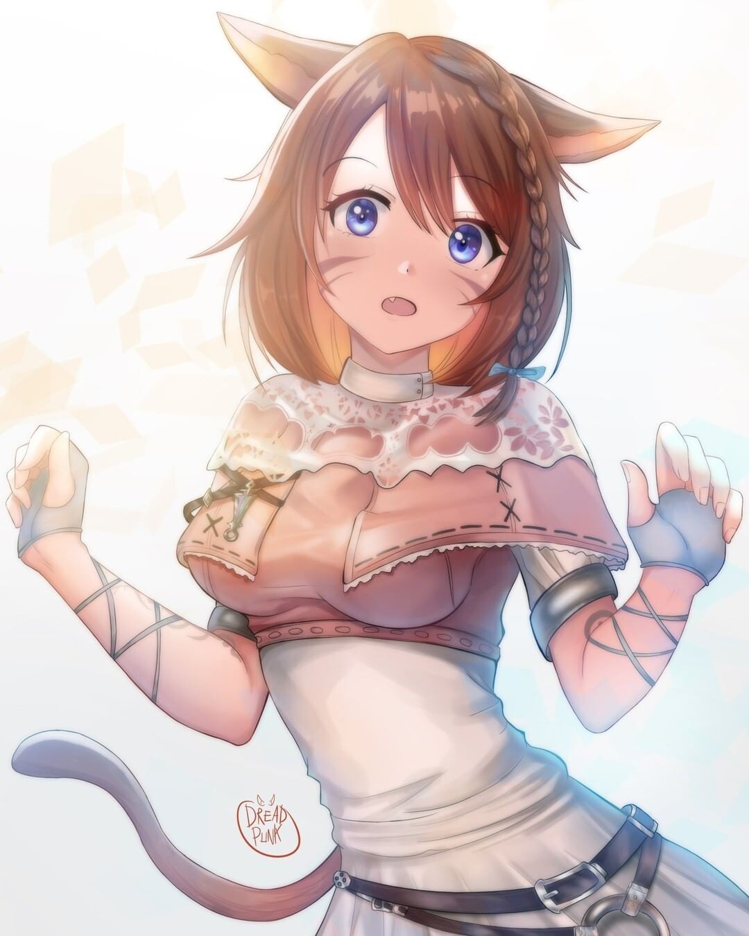 Cute anime cat girl by arendevil on DeviantArt